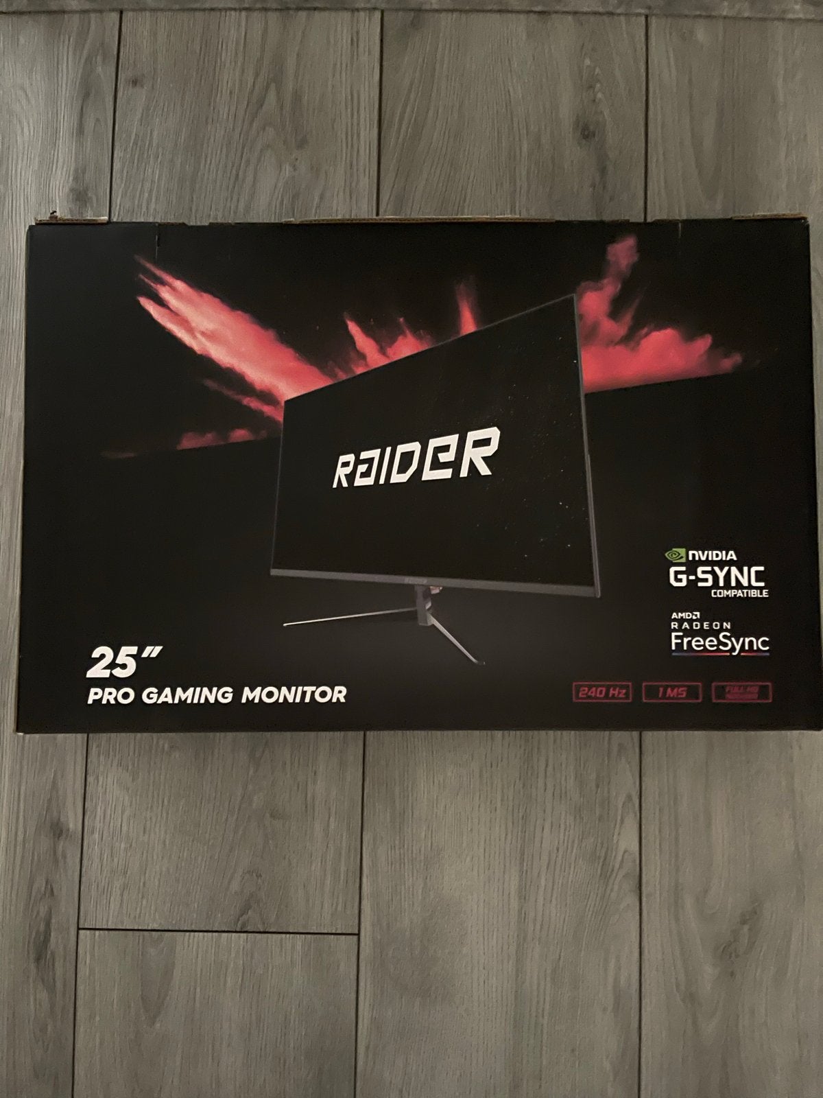 Raider 25" Pro Gaming Monitor - 240Hz, 1ms, Ongeopend, Computers en Software, Gaming, Nieuw, Ophalen of Verzenden, 1 tot 2 ms