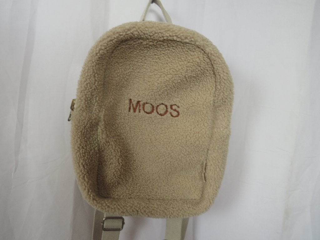 teddy kinder rugtas Moos van studio Noos, Overige merken, Gebruikt, Ophalen of Verzenden, Minder dan 25 cm