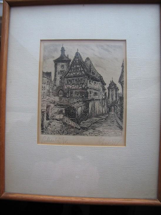 Rothenburg, Antiek en Kunst, Verzenden, 21 cm, 25 cm, 1800 - 1899