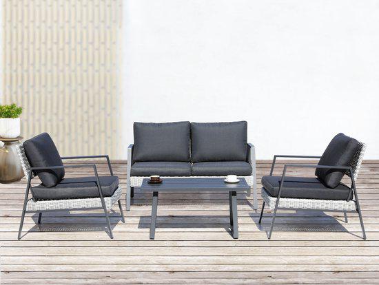 SALE loungeset - nieuw- tuinbankje, 2 stoelen en een tafel, Ophalen, Nieuw