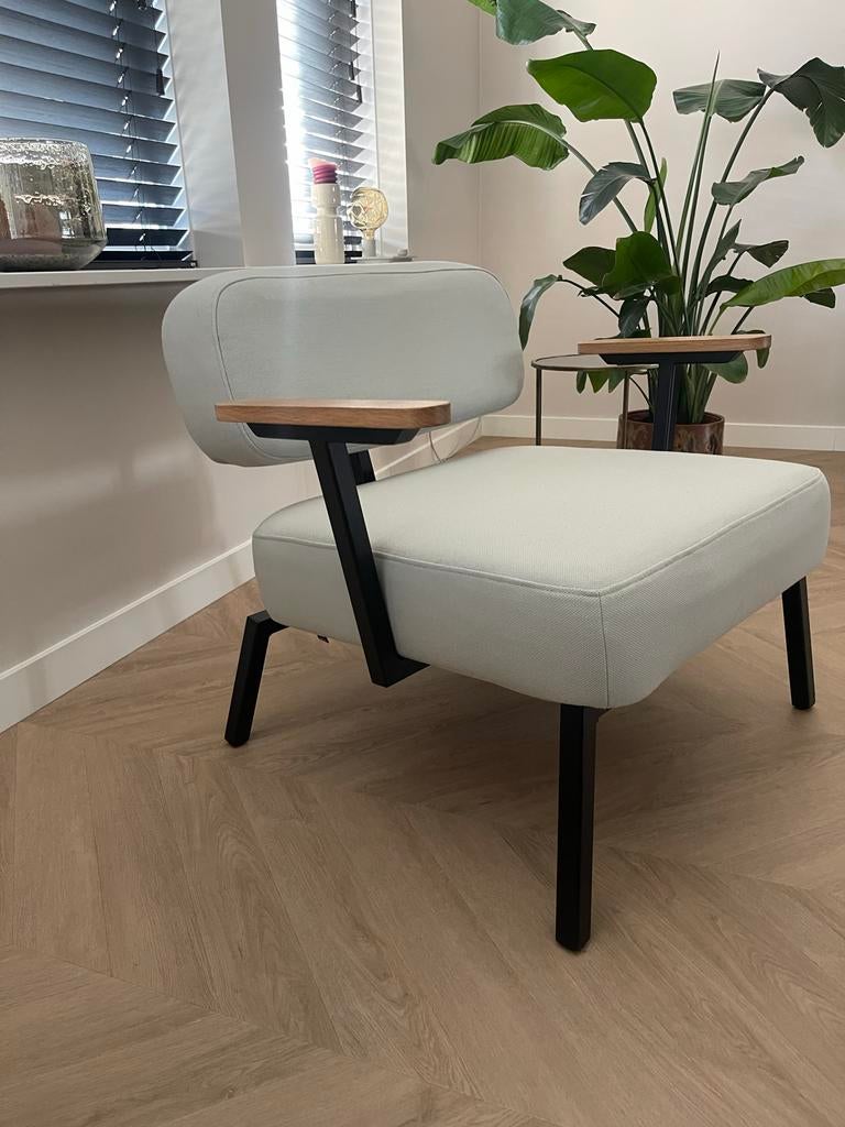 Studio Henk fauteuil Ode Lounge Chair met Armleuning, Huis en Inrichting, Stoelen, Zo goed als nieuw, Eén, Hout, Overige kleuren