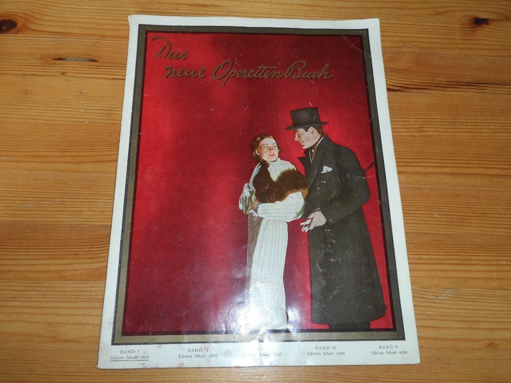 Das neue operettenbuch band 1 en 5, Zang, Gebruikt, Klassiek, Ophalen of Verzenden