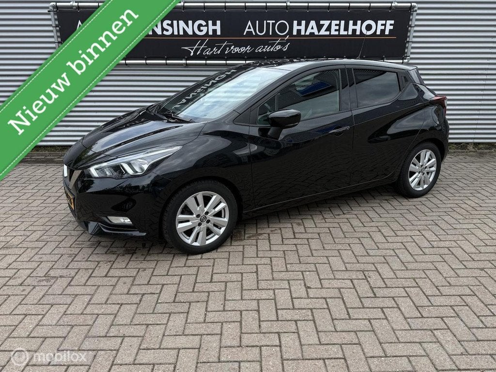 Nissan Micra 1.0 IG-T Business Edition | Keyless | Camera |, Auto's, Nissan, Voorwielaandrijving, 101 pk, Euro 6, Zwart