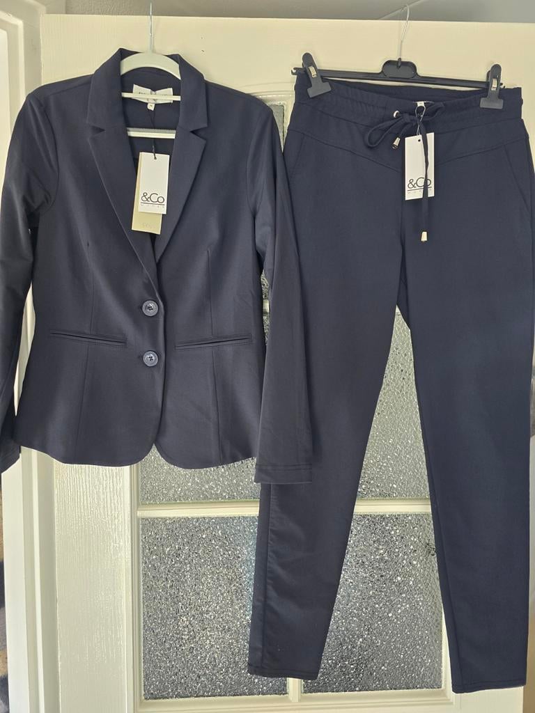 Nieuw &co woman andcowoman and cowoman pak M donkerblauw, Ophalen of Verzenden, Nieuw, Maat 38/40 (M), Blauw
