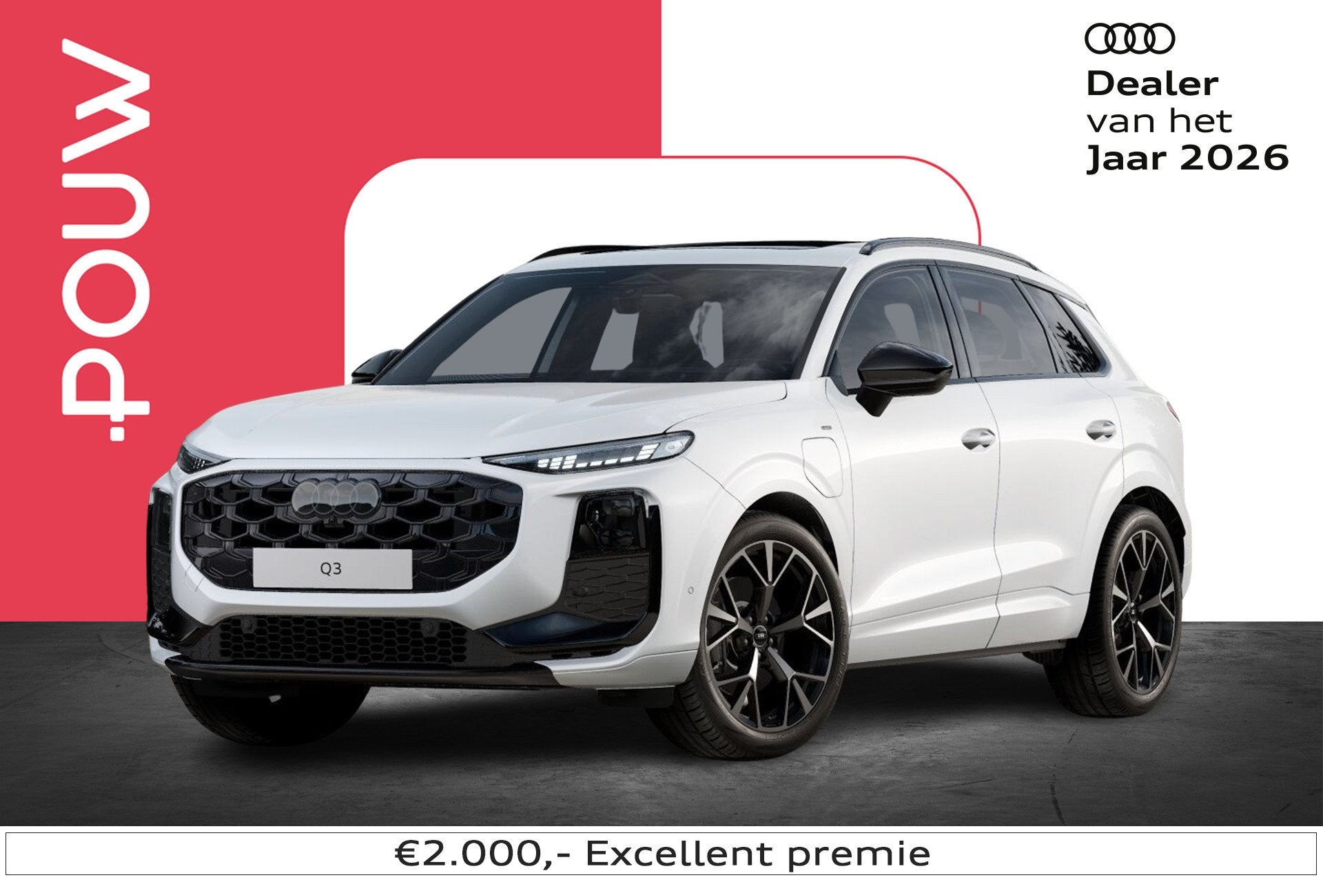Audi Q3 1.5 e-hybrid 272pk S Edition | Panoramadak | Trekhaa, Auto's, Audi, 12 maanden, 1800 kg, 1498 cc, 4 cilinders