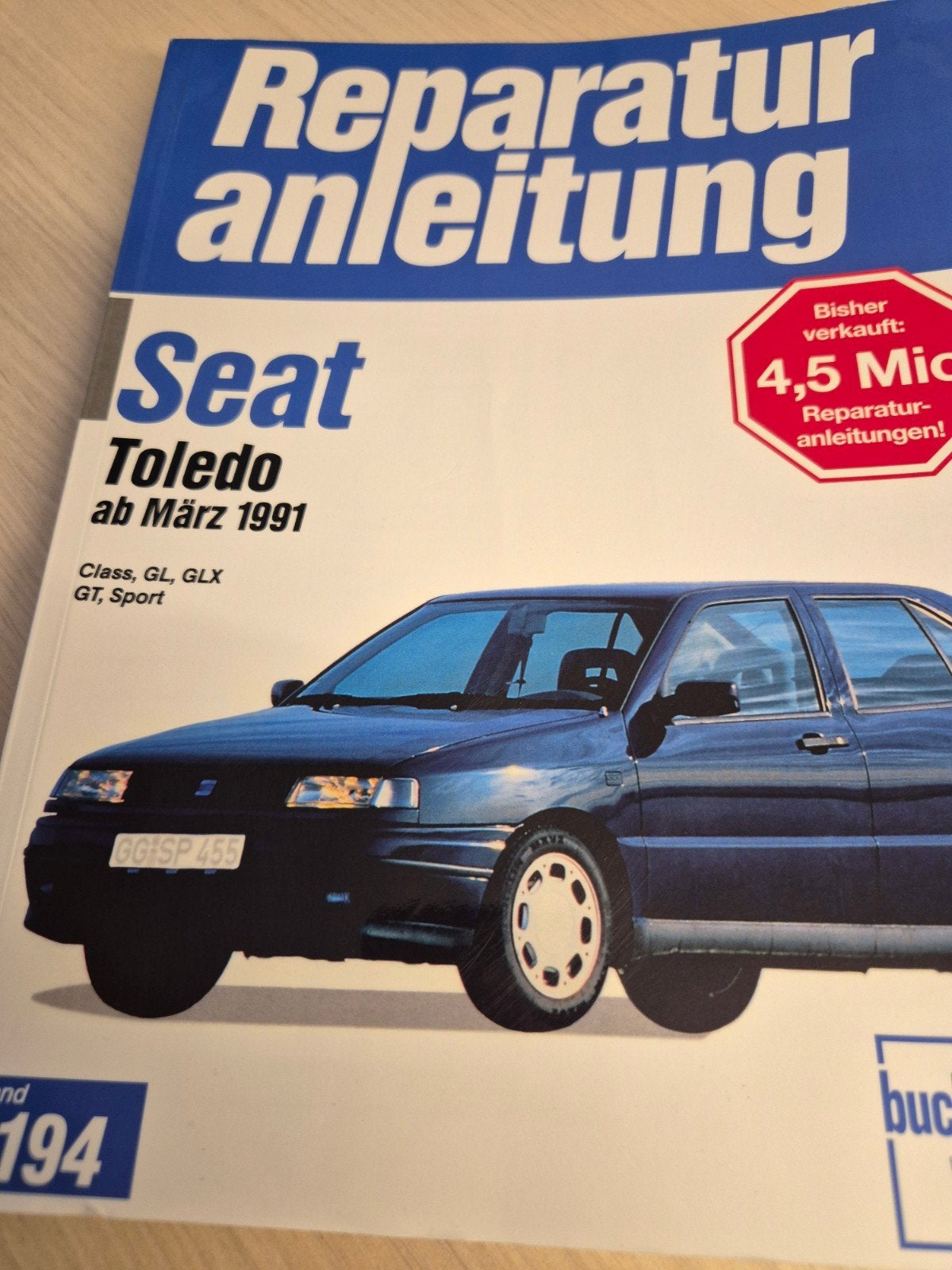 dikke Seat Toledo éérste typen vraagbaak werkplaats handboek, Ophalen of Verzenden