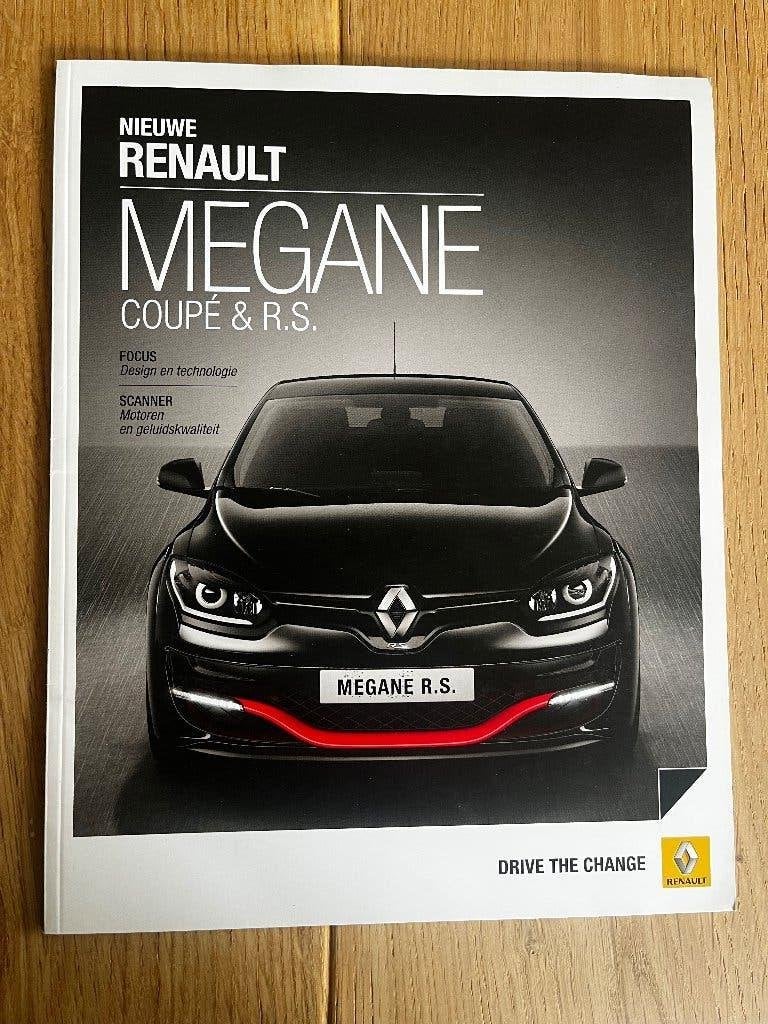 Renault Megane Coupe & R.S. autofolder 2013 brochure, Ophalen of Verzenden, Zo goed als nieuw, Renault