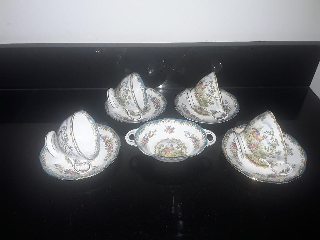 Royal albert Chelsea bird, Antiek en Kunst, Verzenden
