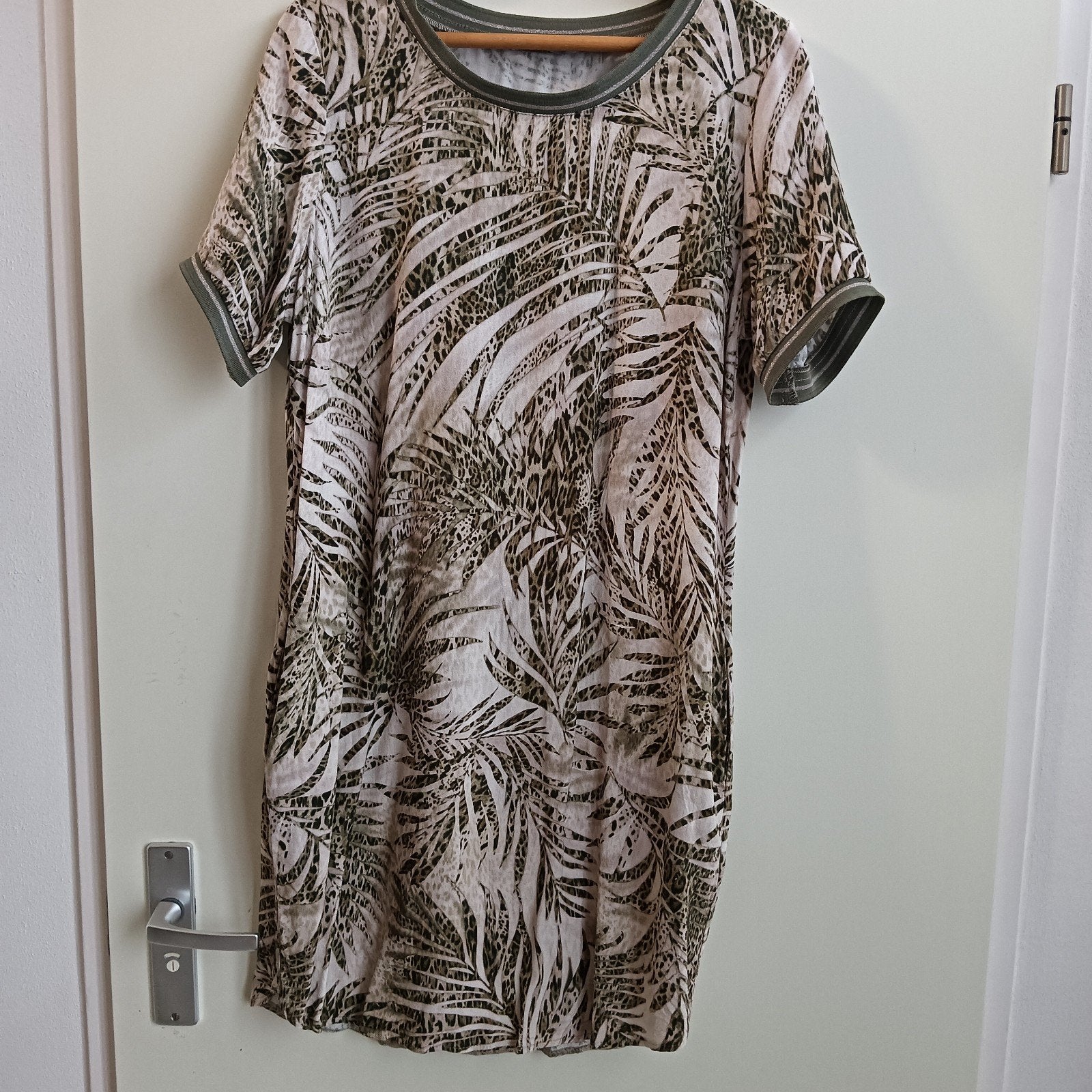 Geisha jurk met palmbladprint, maat 2XL, Geisha, Maat 46/48 (XL) of groter, Ophalen of Verzenden, Zo goed als nieuw