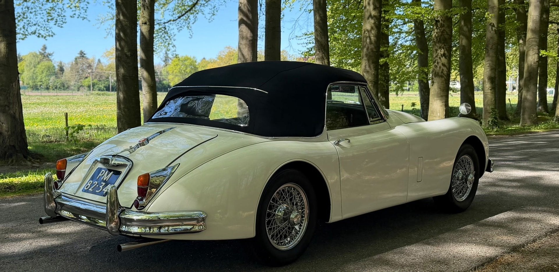 Jaguar XK 150 Drophead Coupe matching numbers, XK, Dealer onderhouden, Achterwielaandrijving, Gebruikt