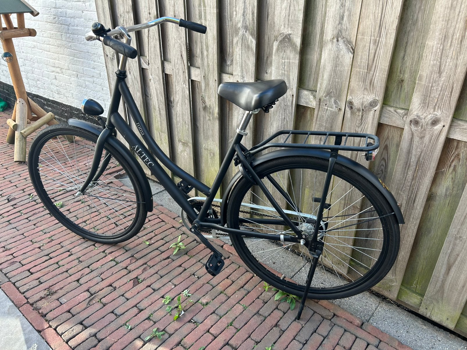 Oma fiets, Ophalen, Gebruikt, Terugtraprem