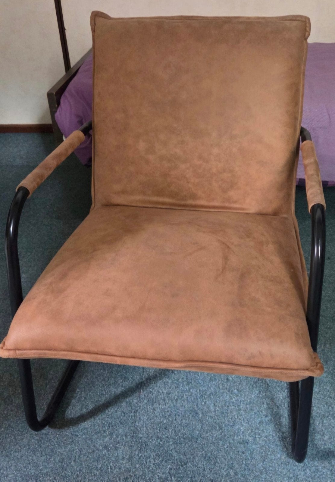 Stoel Fauteuil, Ophalen, Zo goed als nieuw, Bruin, Eén