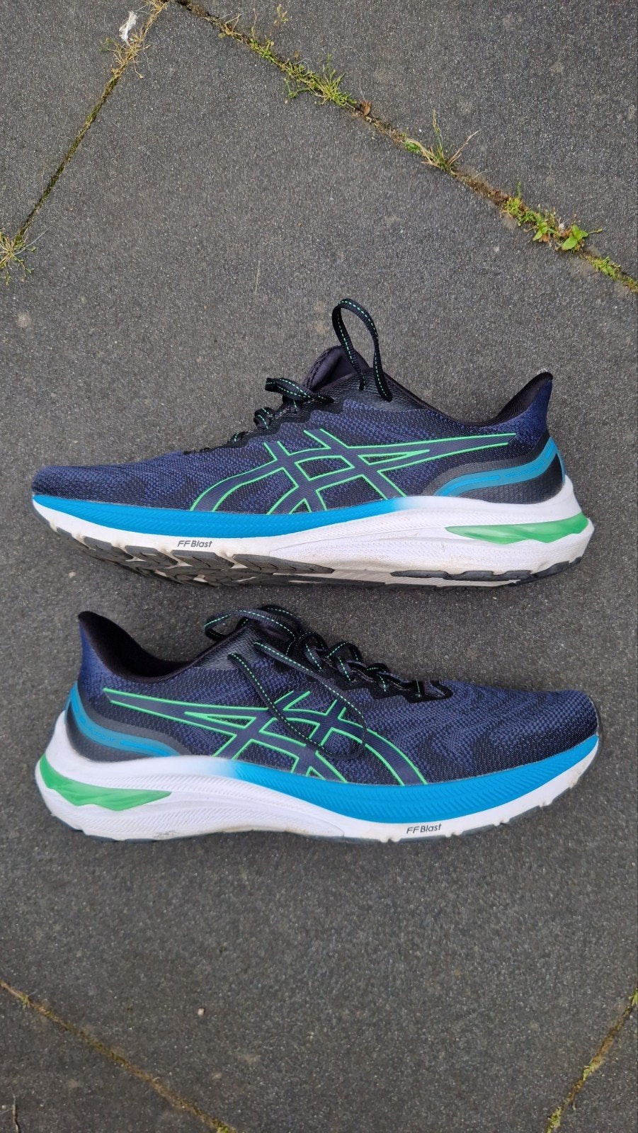 ASICS Gel-Pursue 9 Hardloopschoenen - Maat 46, Blauw, Sportschoenen, Ophalen of Verzenden, ASICS