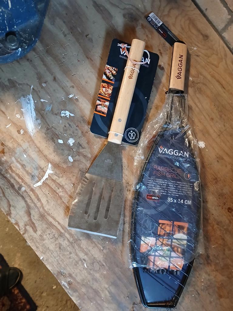 Waggan BBQ Spatel en Visrooster - Nieuw, Ophalen of Verzenden, Nieuw, Waggan