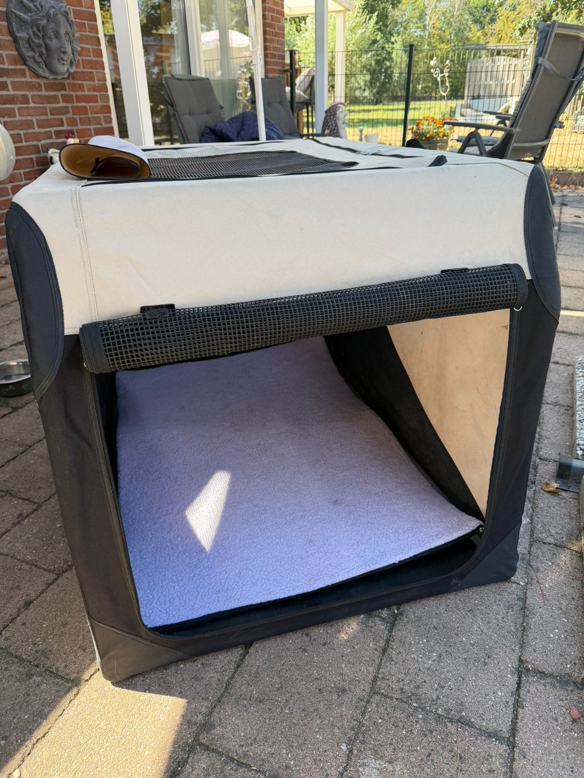 Reisbench - Hunter XL - lichtgewicht - 106x71x69 cm, Dieren en Toebehoren, Ophalen, Gebruikt
