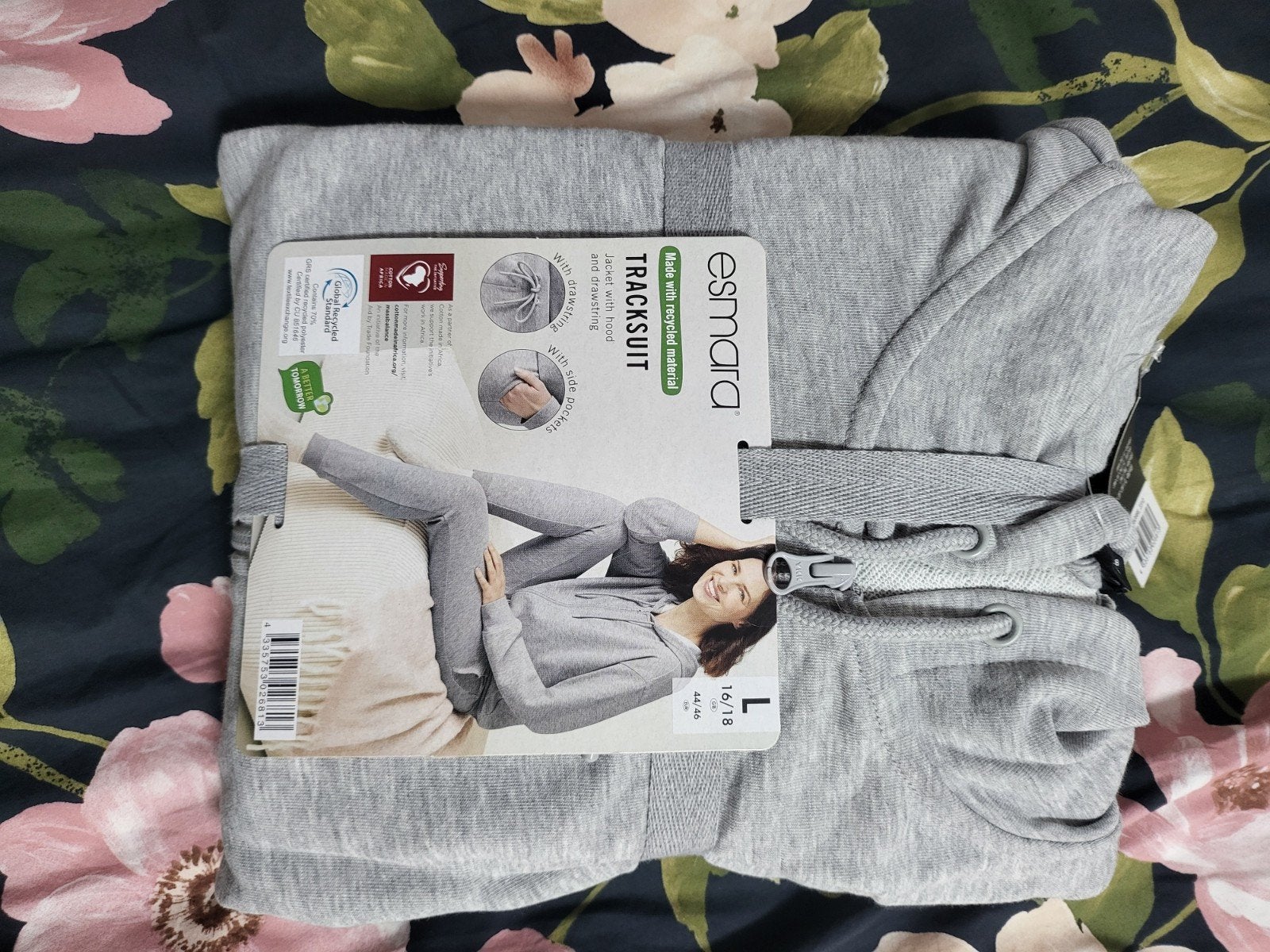 Esmara Tracksuit - Maat L  Nieuw huispak, Kleding | Dames, Maat 42/44 (L), Nieuw, Grijs, Esmara