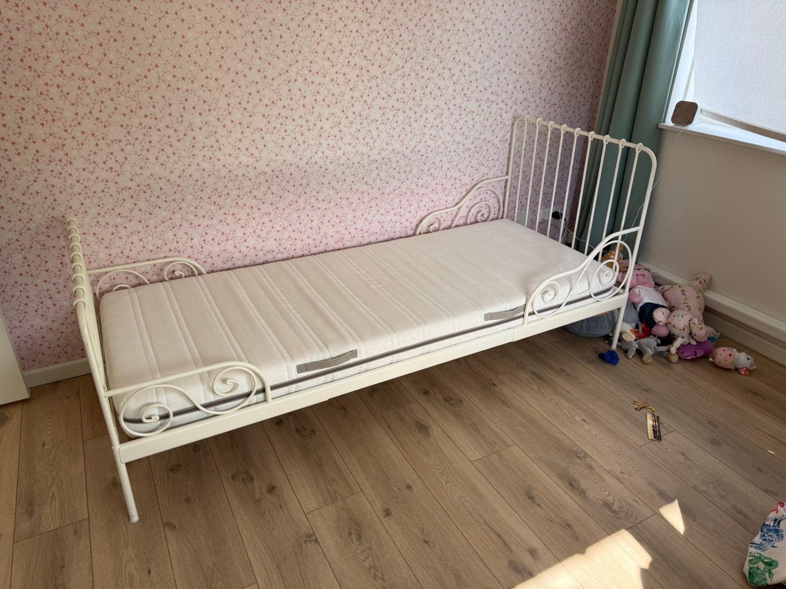 Mee groei bed, Kinderen en Baby's, Kinderkamer | Bedden, Ophalen, Gebruikt, 70 tot 85 cm, Lattenbodem