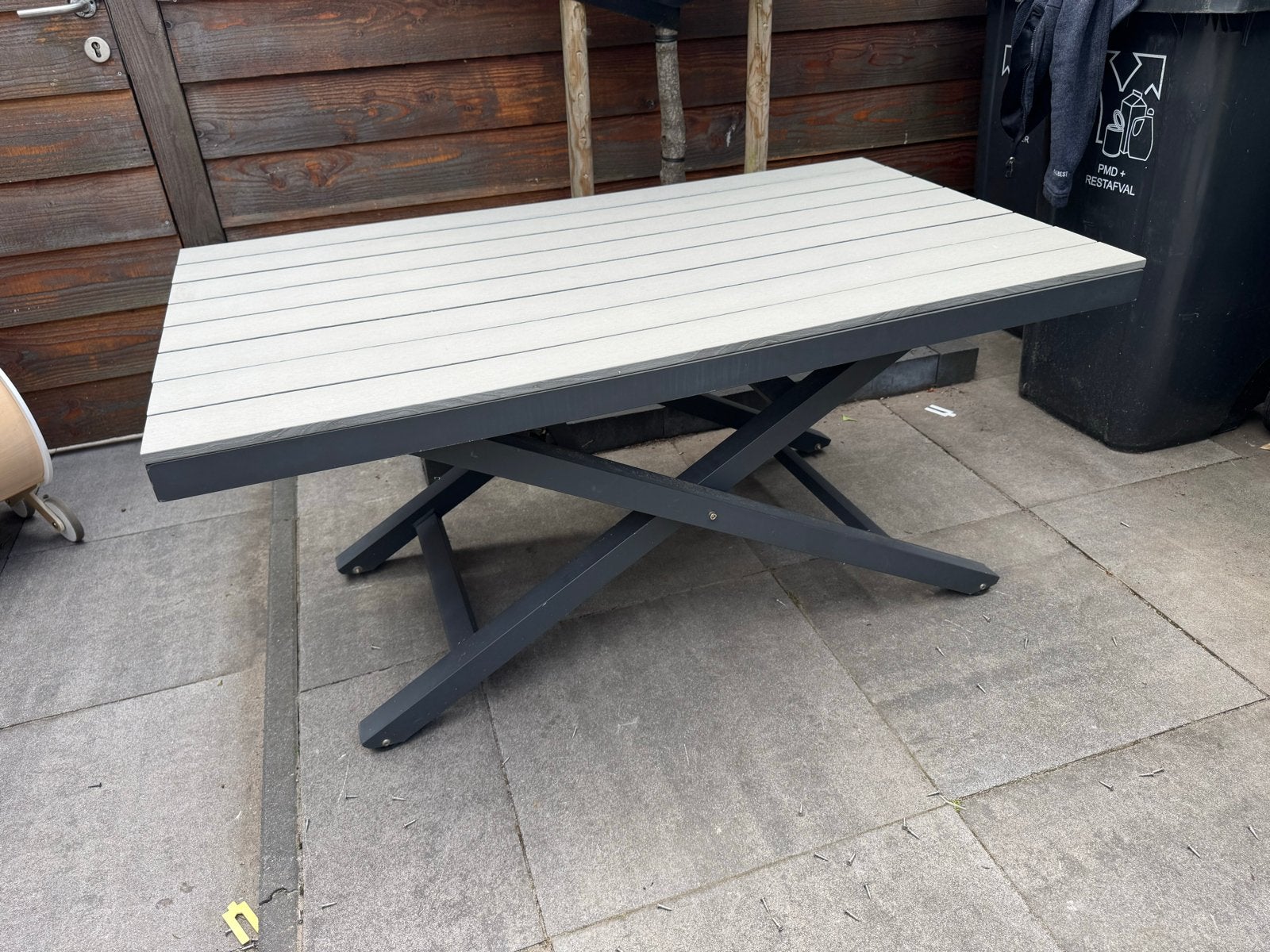Life Style Garden Furniture verstelbare tuintafel, Tuin en Terras, Ophalen, Gebruikt, Rechthoekig, Aluminium