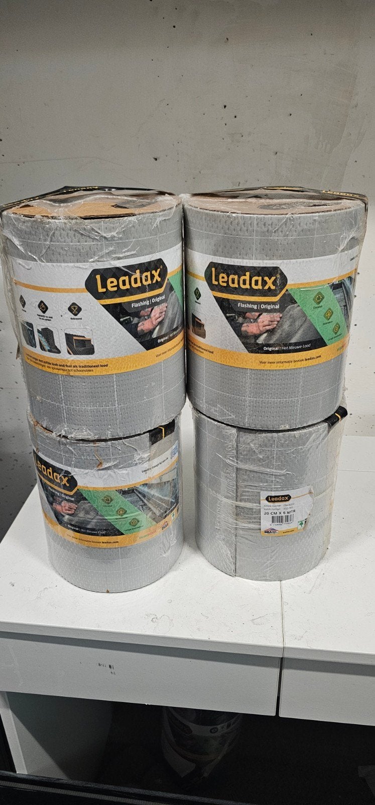 Leadax Loodvervanger 20cm x 6 meter, Ophalen