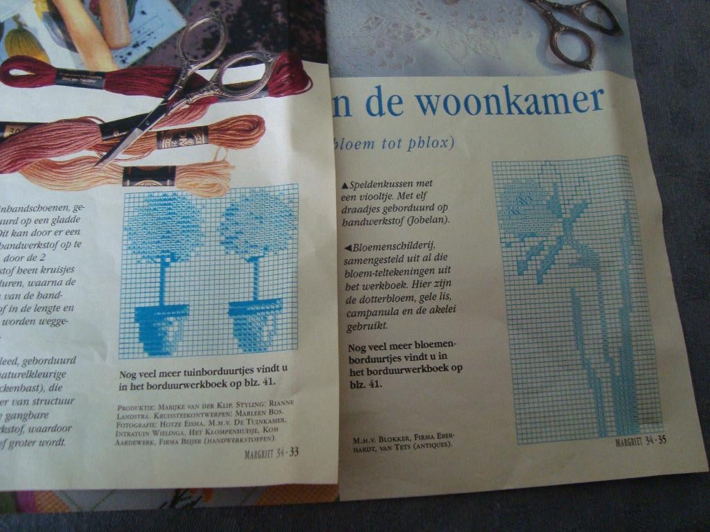 Boompjes en bloem, Ophalen of Verzenden, Nieuw, Handborduren, Patroon