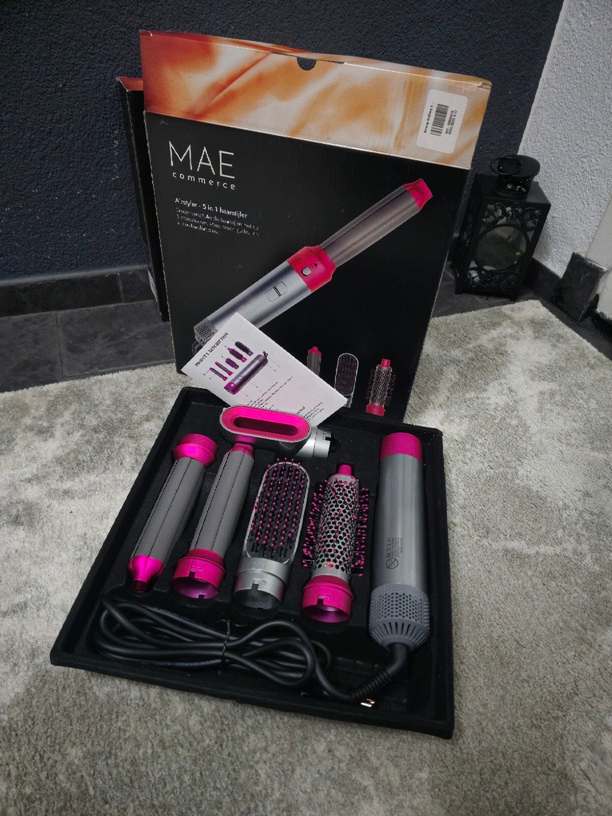 MAE Commerce Airstyler 5-in-1 haarstyler, Witgoed en Apparatuur, Ophalen, Nieuw, Haarverzorging
