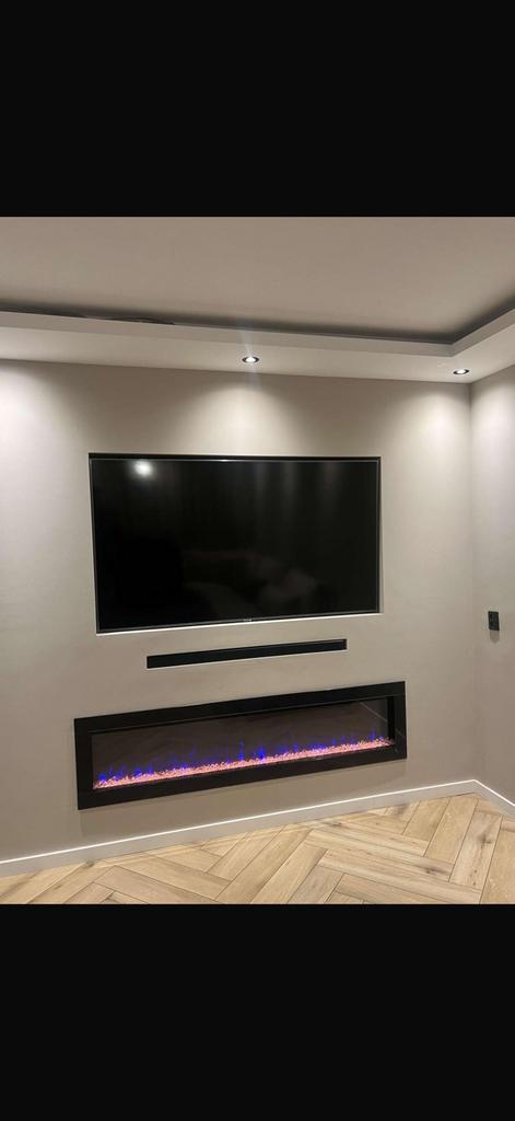 Bank kast bed haard, Ophalen of Verzenden, Zo goed als nieuw, Tweepersoons, Hout