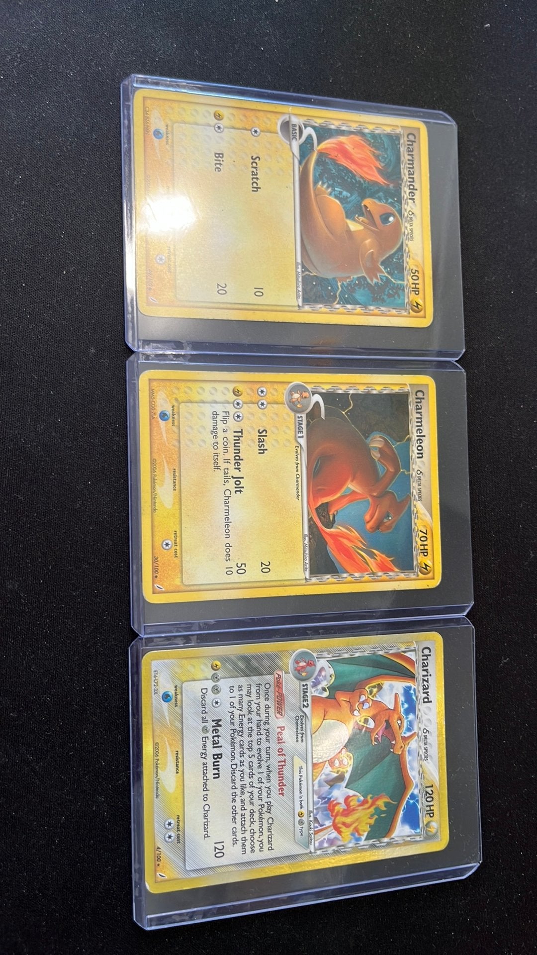 Charizard delta species evolution set, Ophalen of Verzenden, Zo goed als nieuw