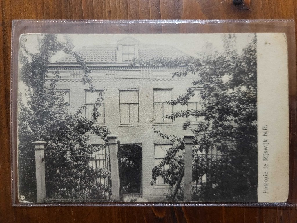 ansicht RIJSWIJK NB Pastorie, Verzenden, Voor 1920, Noord-Brabant