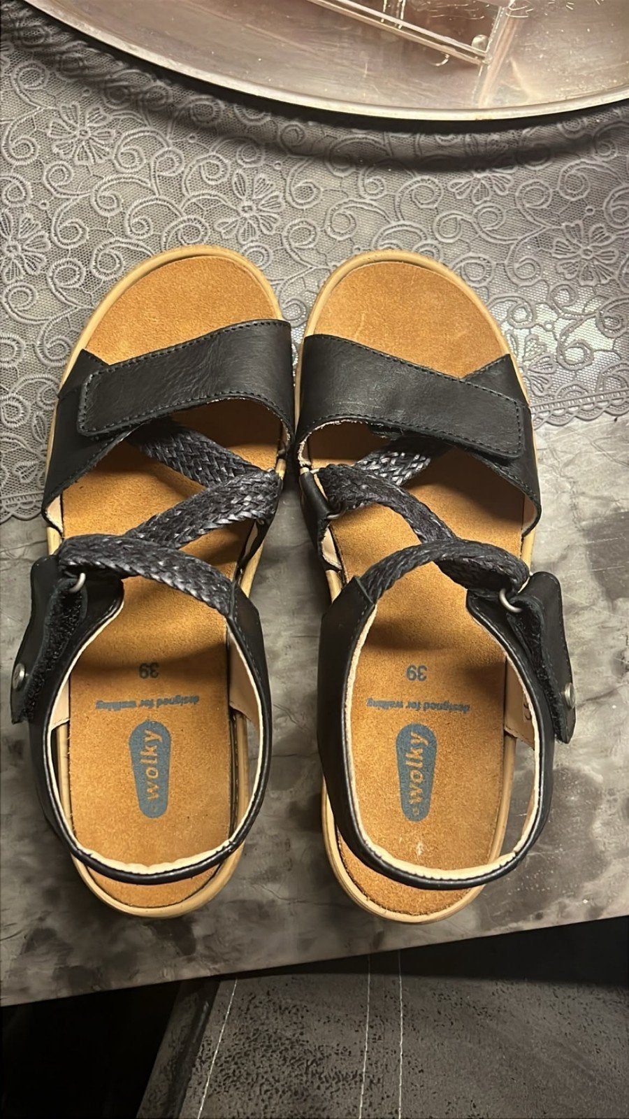 Nieuwe Wolky sandalen maat 39, Wolky, Zwart, Nieuw, Sandalen of Muiltjes
