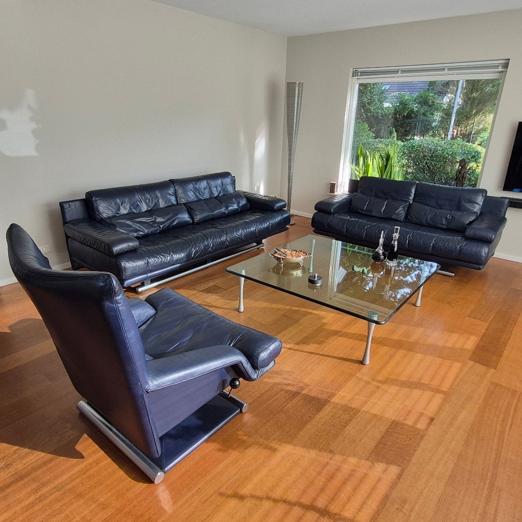 Complete Rolf Benz 6500 zitgroep 2 x bank, fauteuil, tafel, Ophalen, Gebruikt
