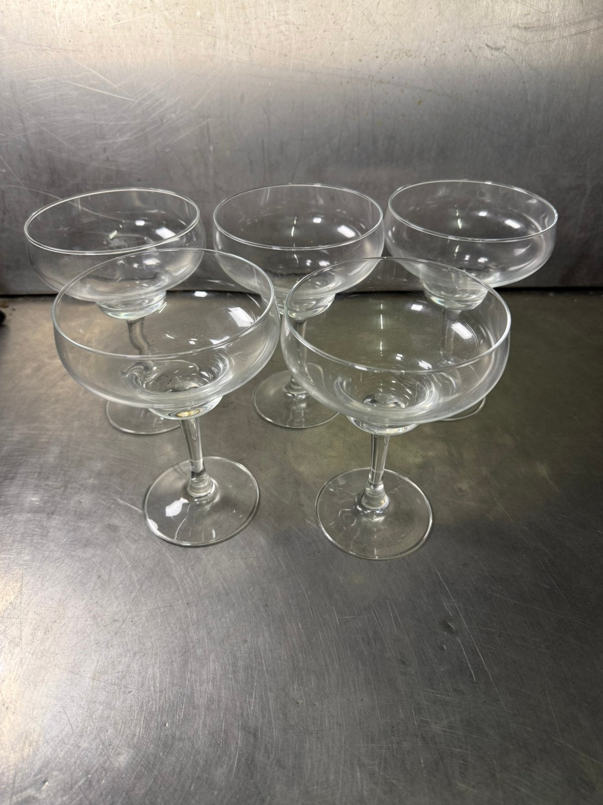 5 martini glazen, Ophalen, Zo goed als nieuw, Overige typen