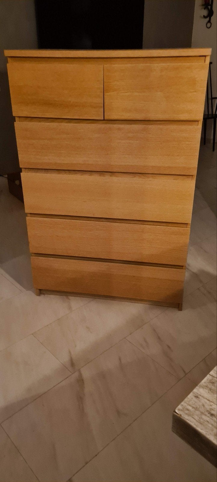 mooie ikea malm ladekast met 6 lades, Huis en Inrichting, Kasten | Ladekasten, Ophalen, 5 laden of meer, 100 tot 150 cm, 50 tot 100 cm