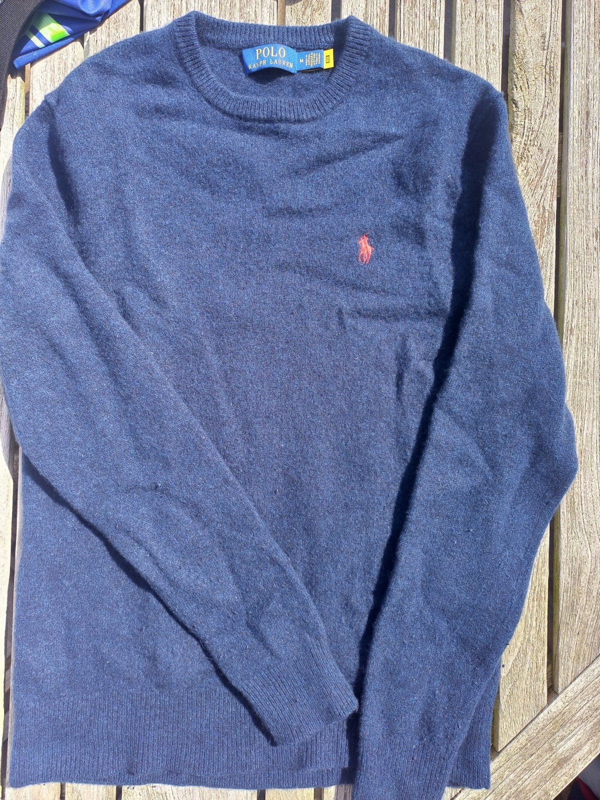 Polo Ralph Lauren Trui - Maat M - Blauw, Kleding | Heren, Truien en Vesten, Ophalen of Verzenden, Maat 48/50 (M), Blauw, Polo Ralph Lauren