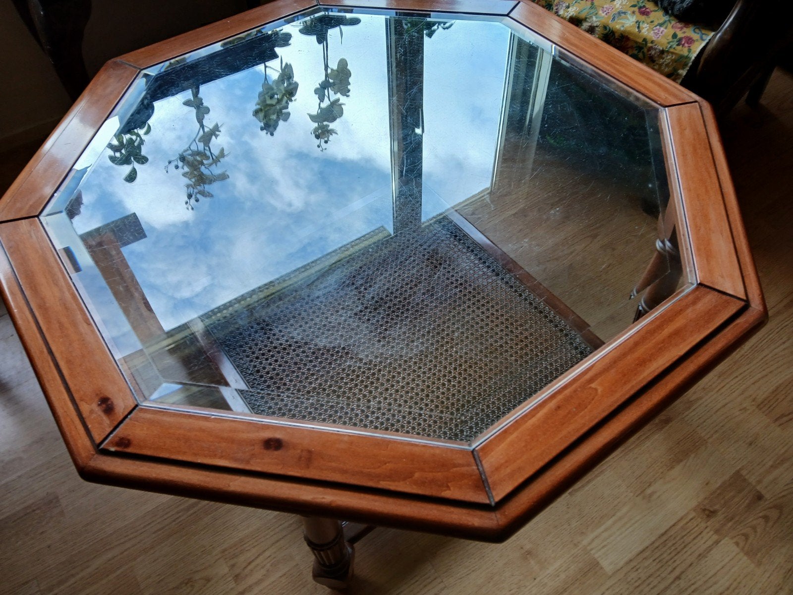 salontafel 100x100x50cm, Gebruikt, 75 cm of meer, Overige vormen, Hout