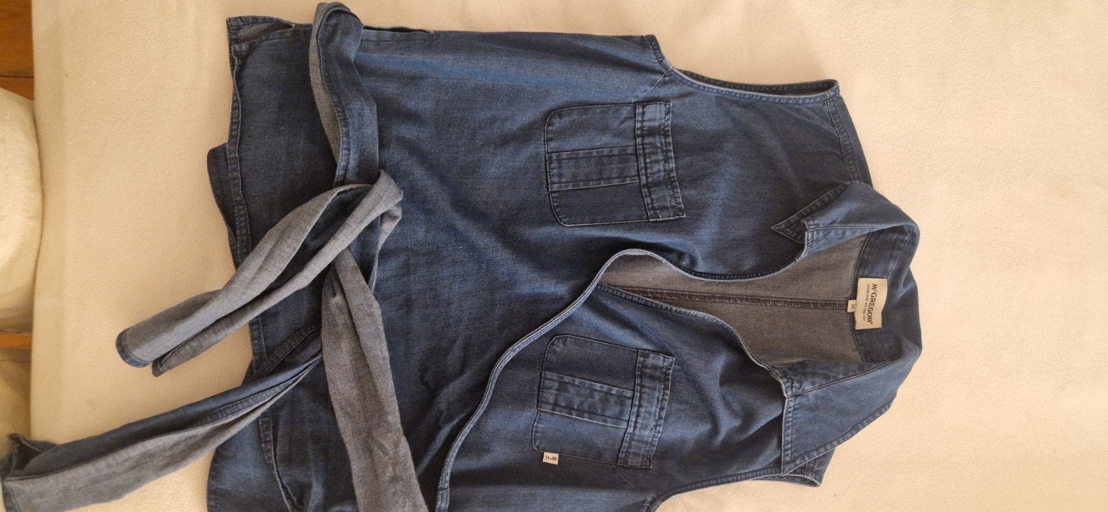 toffe McGregor spijkertop maat 36 als nieuw, Kleding | Dames, Tops, McGregor, Zo goed als nieuw, Verzenden, Blauw