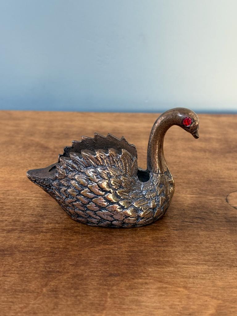 charmante vintage zwaan, Ophalen of Verzenden