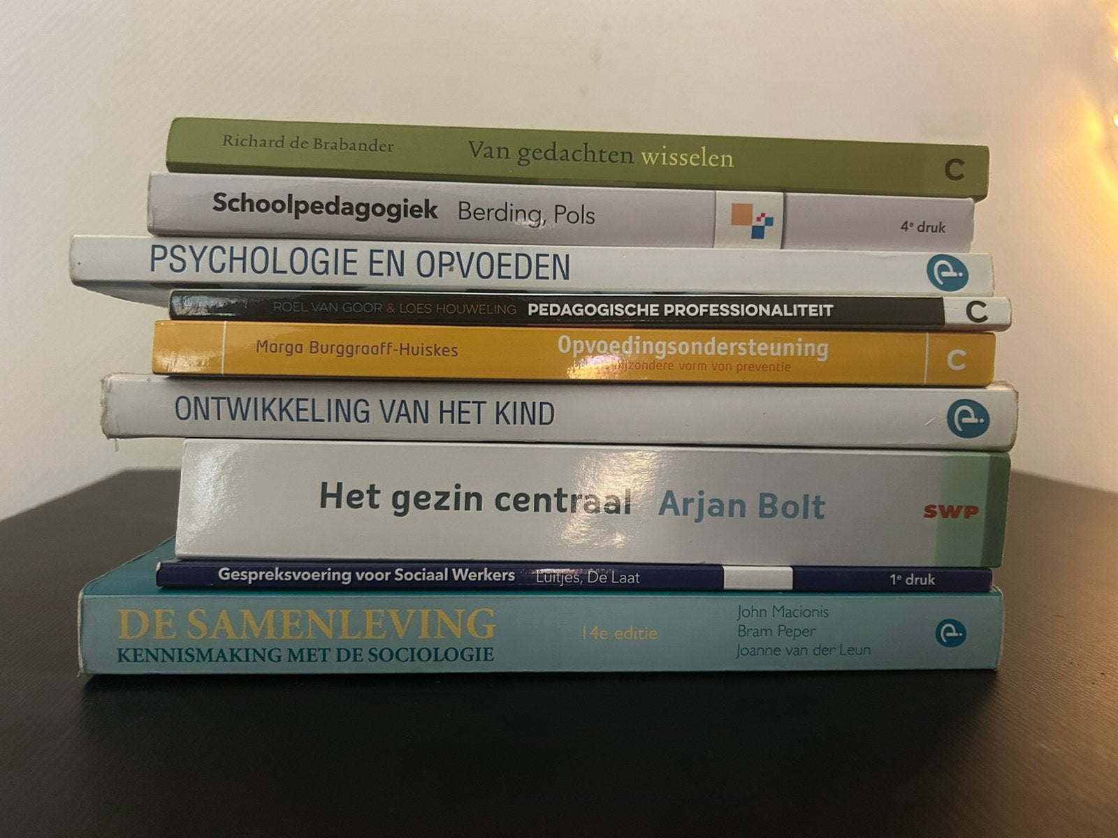 Pedagogiek Haagse Hogeschool jaar 1; Verplichte studieboeken, Boeken, Ophalen of Verzenden, Gamma, Gelezen, HBO