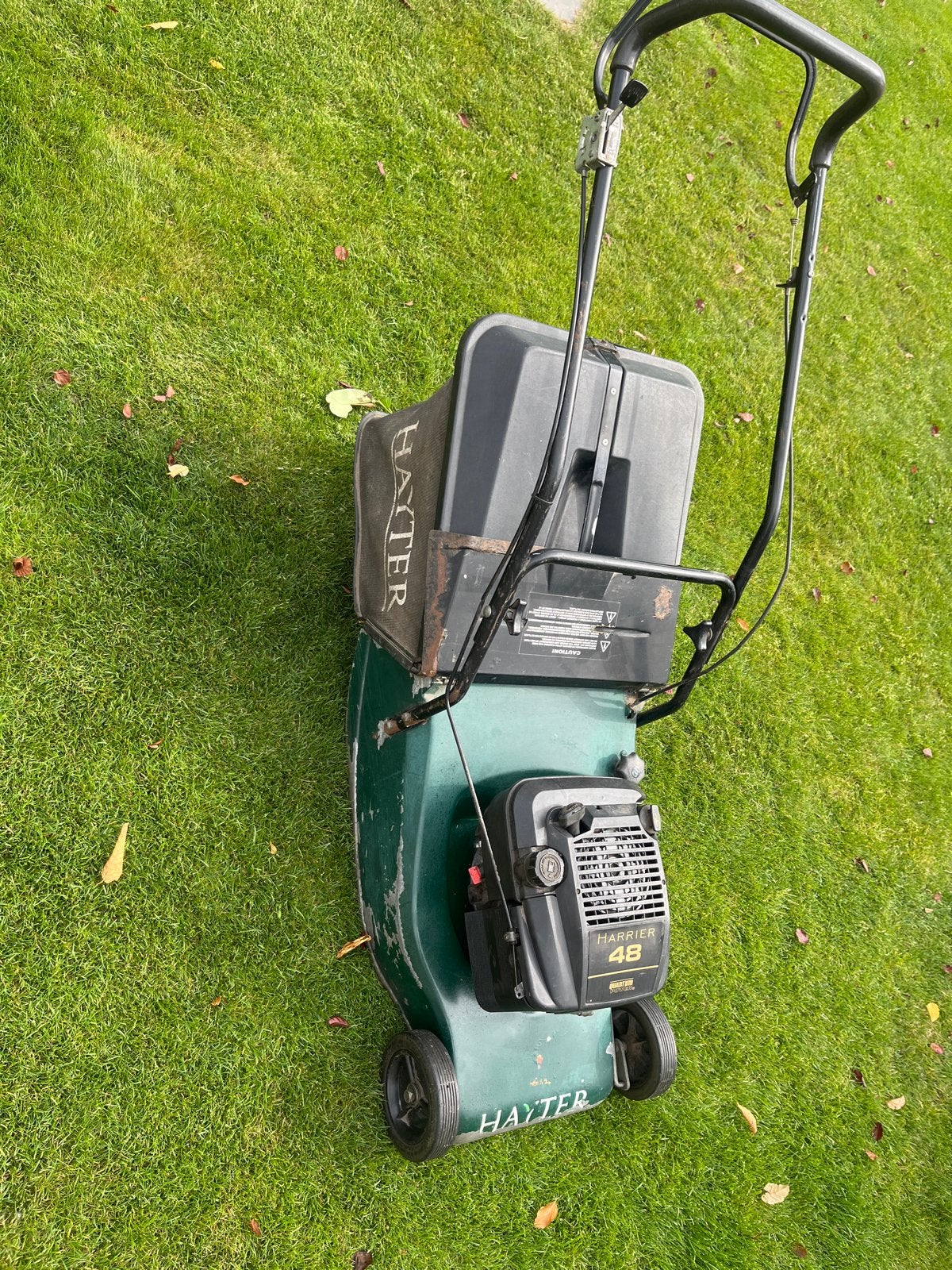 Hayter Harrier 48 Benzine Grasmaaier - Gebruikt, Ophalen, Cirkelmaaier, Gebruikt, 40 t/m 49 cm