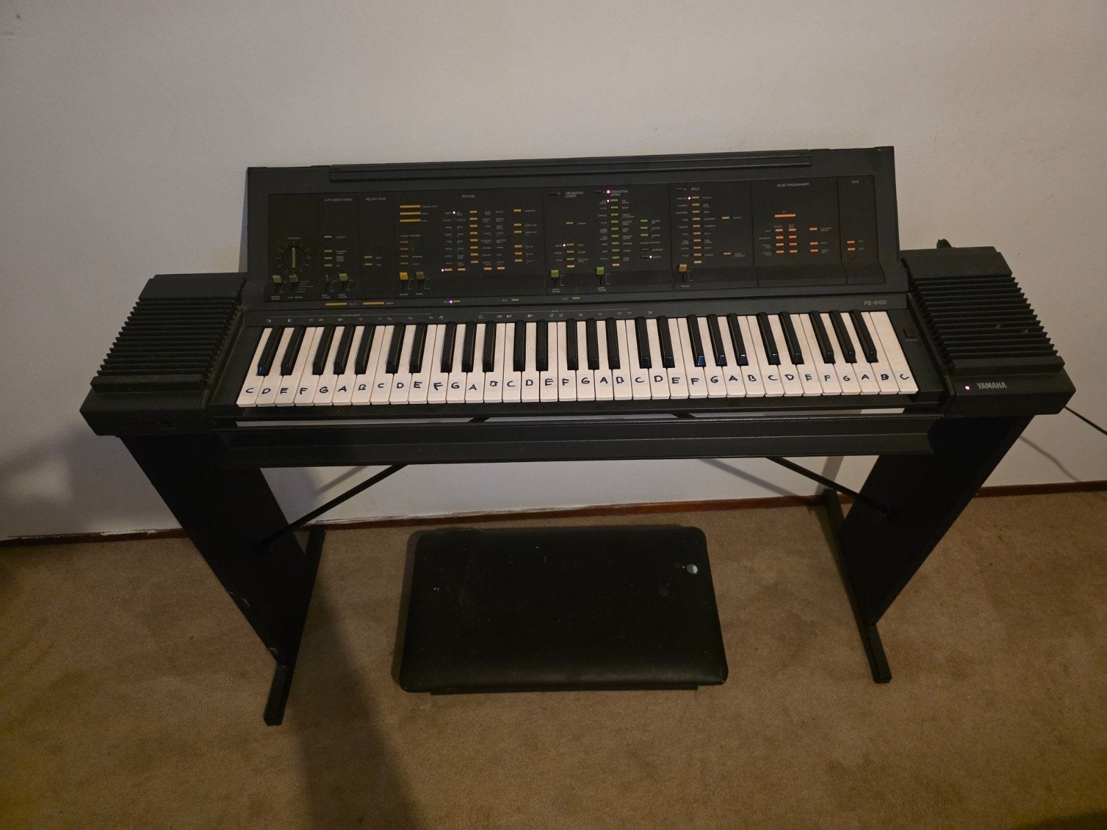 Yamaha PS-6100 Keyboard met standaard, Muziek en Instrumenten, Keyboards, Ophalen, Yamaha, Met standaard, 61 toetsen