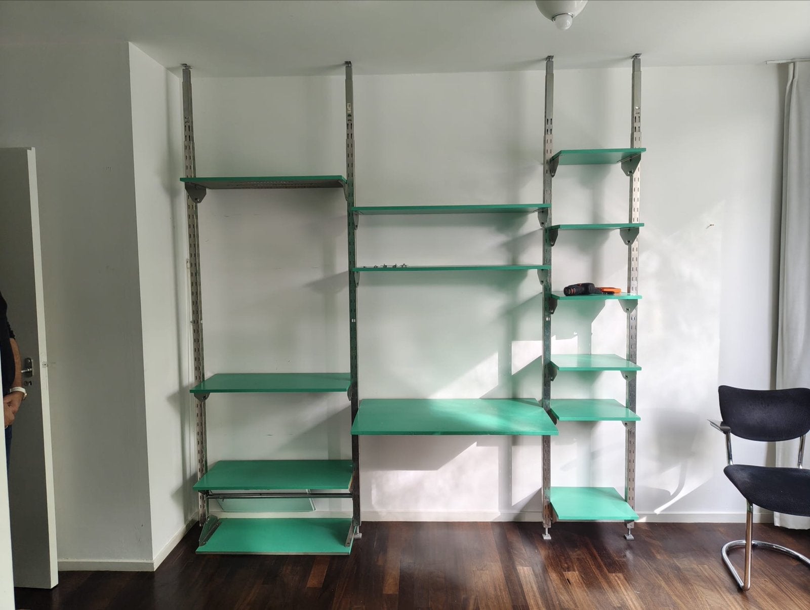 Vintage IKEA BRODER Stellingkast met Bureauplank - Groen, Ophalen, Gebruikt