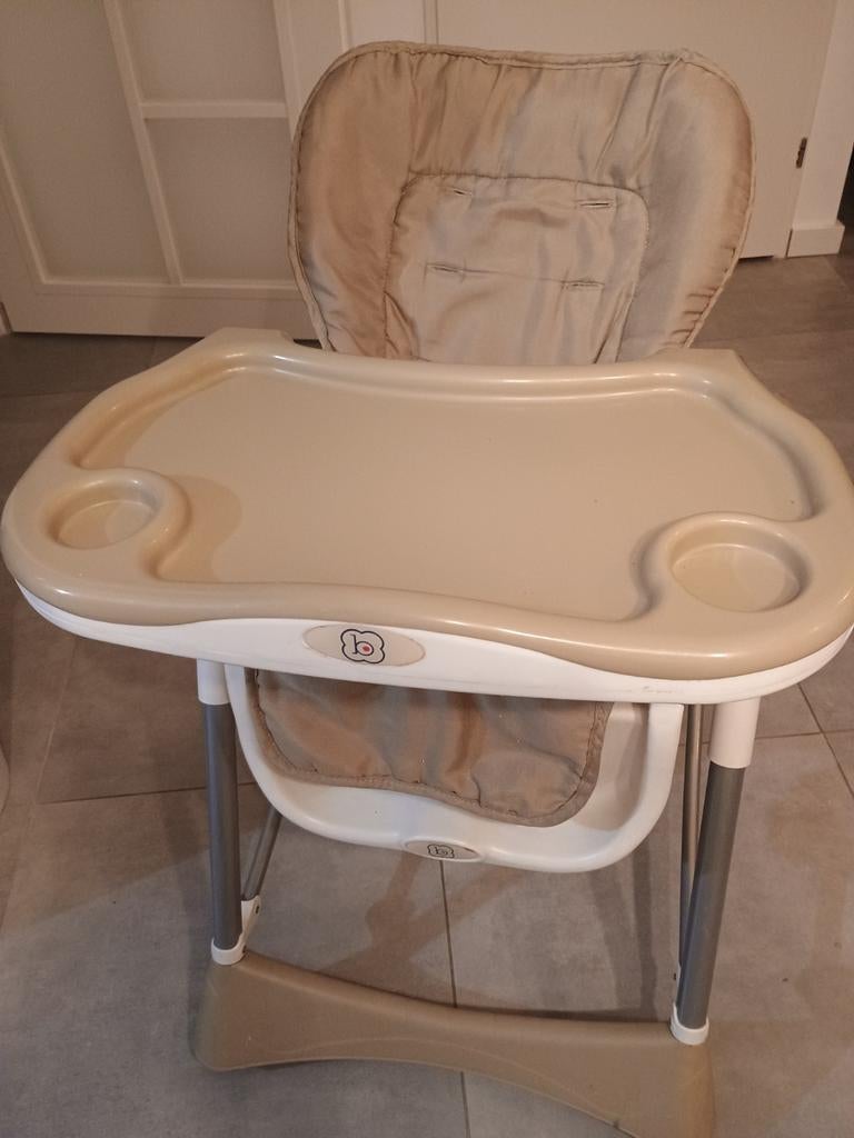 Kinderstoel met afneembaar eetblad en gordel, Kinderen en Baby's, Kinderstoelen, Ophalen, Gebruikt, Overige typen, Gordel(s)