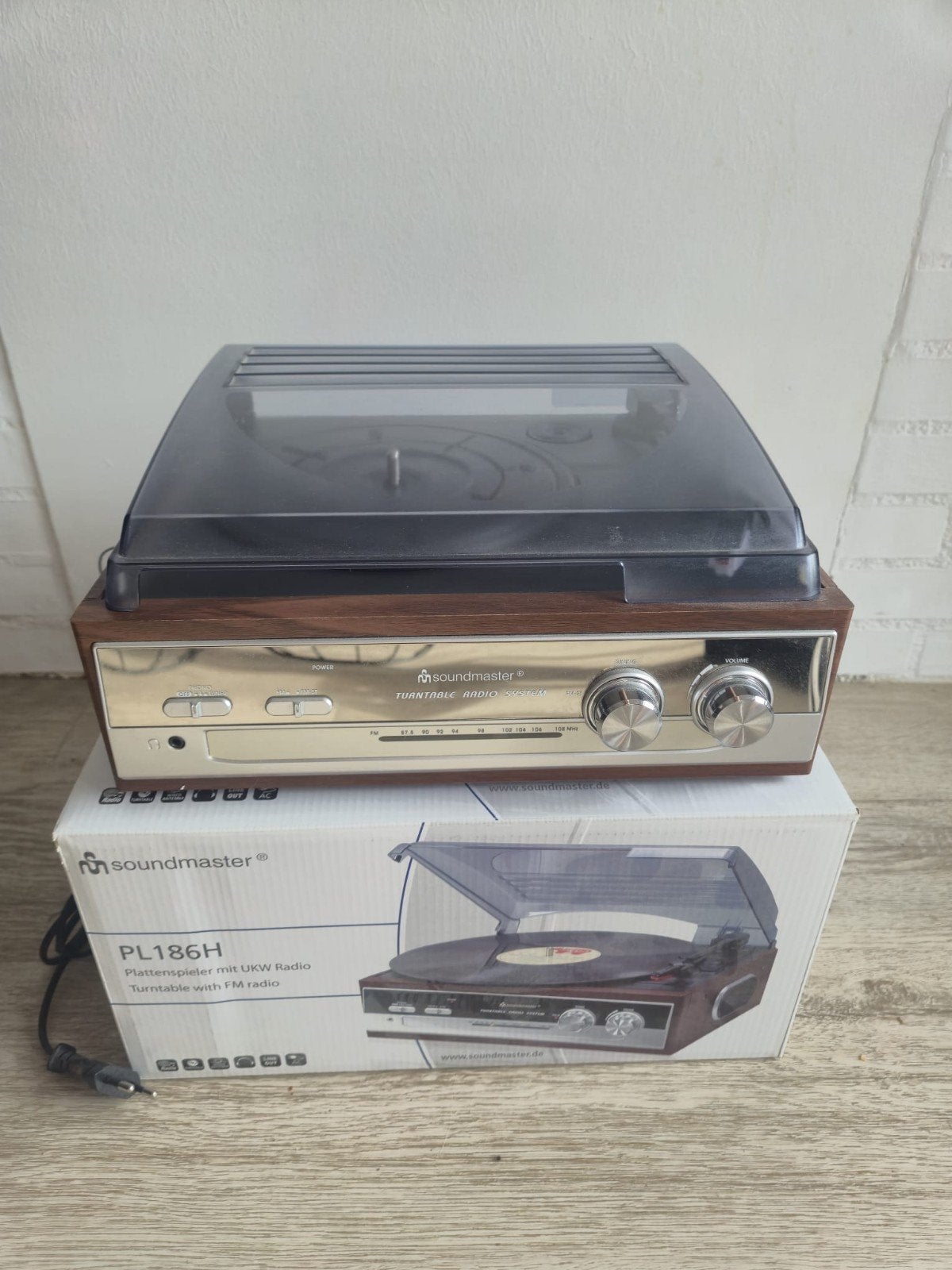 platenspeler van het merk soundmaster, Audio, Tv en Foto, Platenspelers, Ophalen, Zo goed als nieuw, Platenspeler, Overige merken