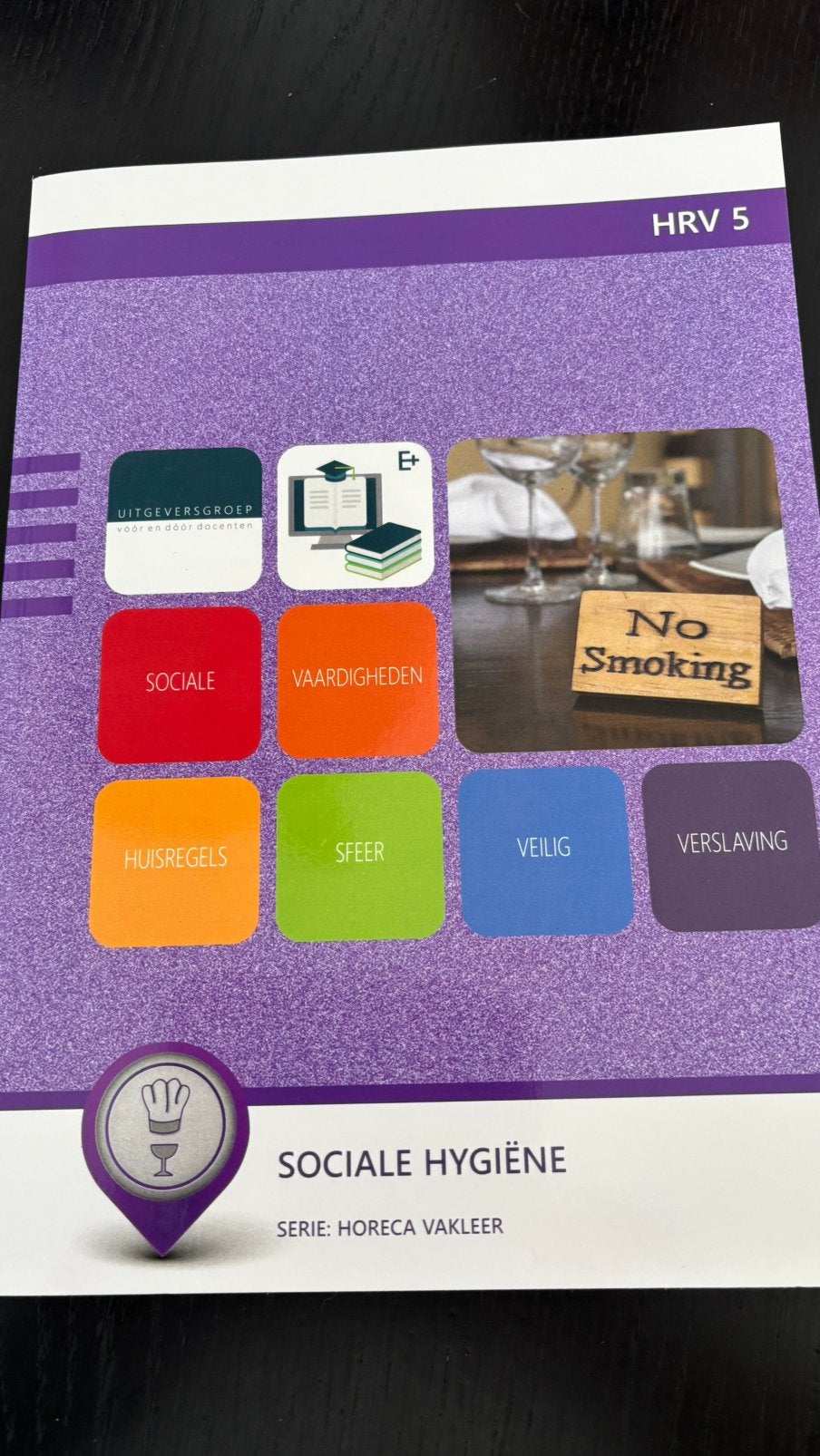 Horeca vakleer Sociale Hygiene HRV5 MBO, Ophalen of Verzenden, Zo goed als nieuw, Overige niveaus