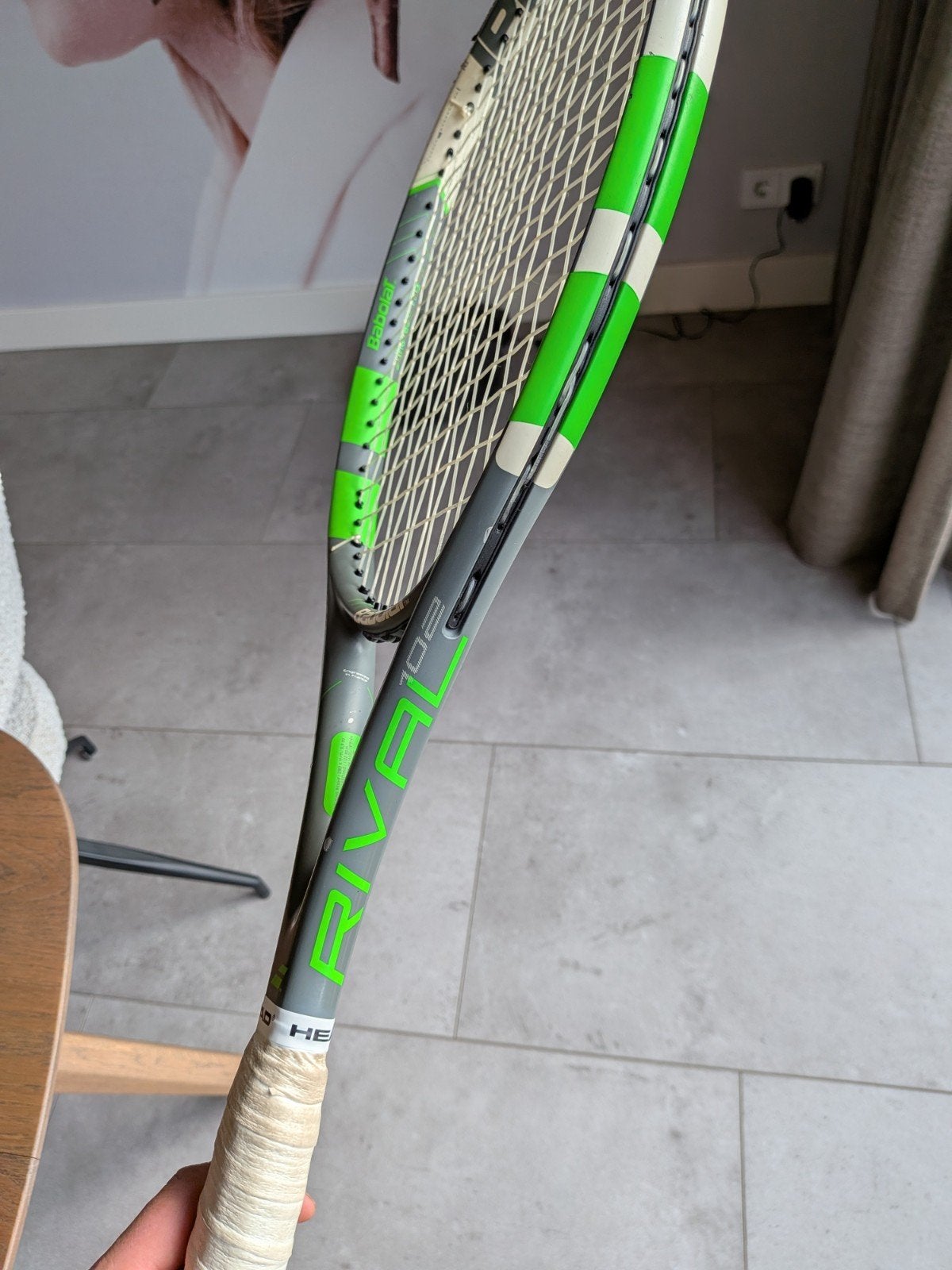 Babolat Rival 102 Tennisracket (280g) – Graphite, Sport en Fitness, Ophalen of Verzenden, Gebruikt, Racket, Babolat