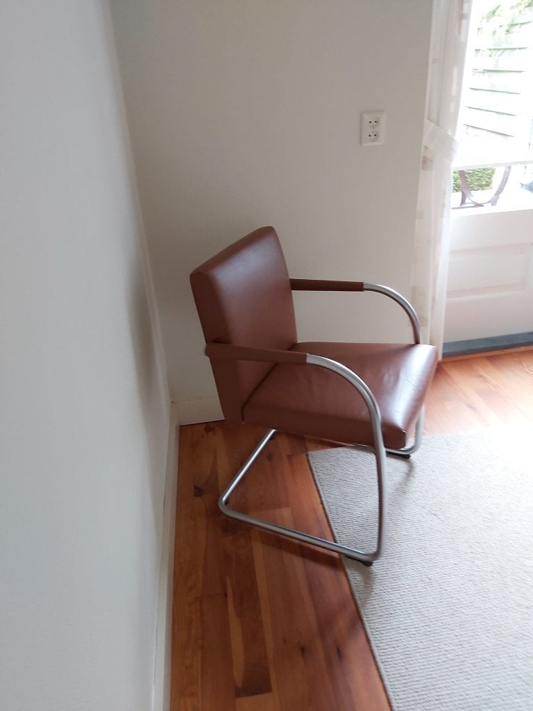 Vitra Visasoft Designstoelen (5x), Ophalen, Gebruikt, Bruin, Leer