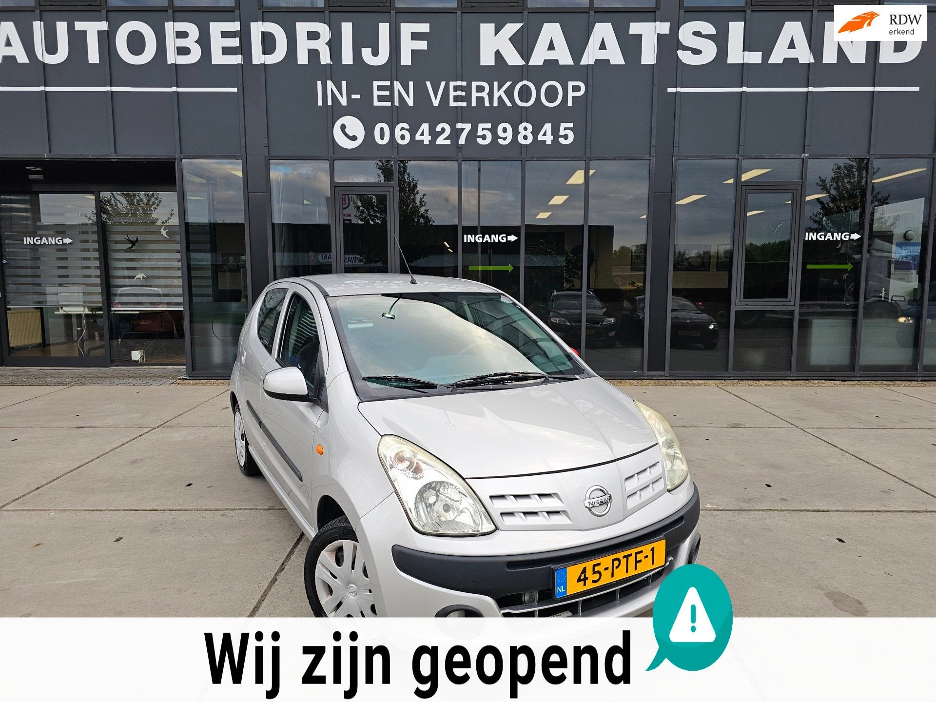 Nissan Pixo 1.0 Acenta - Airco - Electr Ramen -, Auto's, Voorwielaandrijving, Euro 5, Stof, Gebruikt