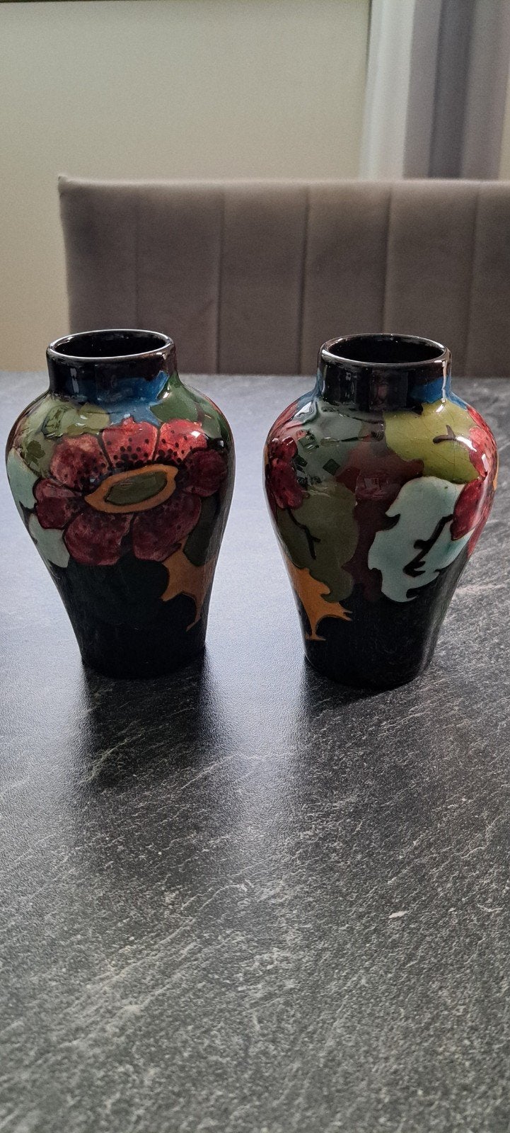 Set van 2 Spangen Holland vaasjes met bloemmotief, Ophalen of Verzenden