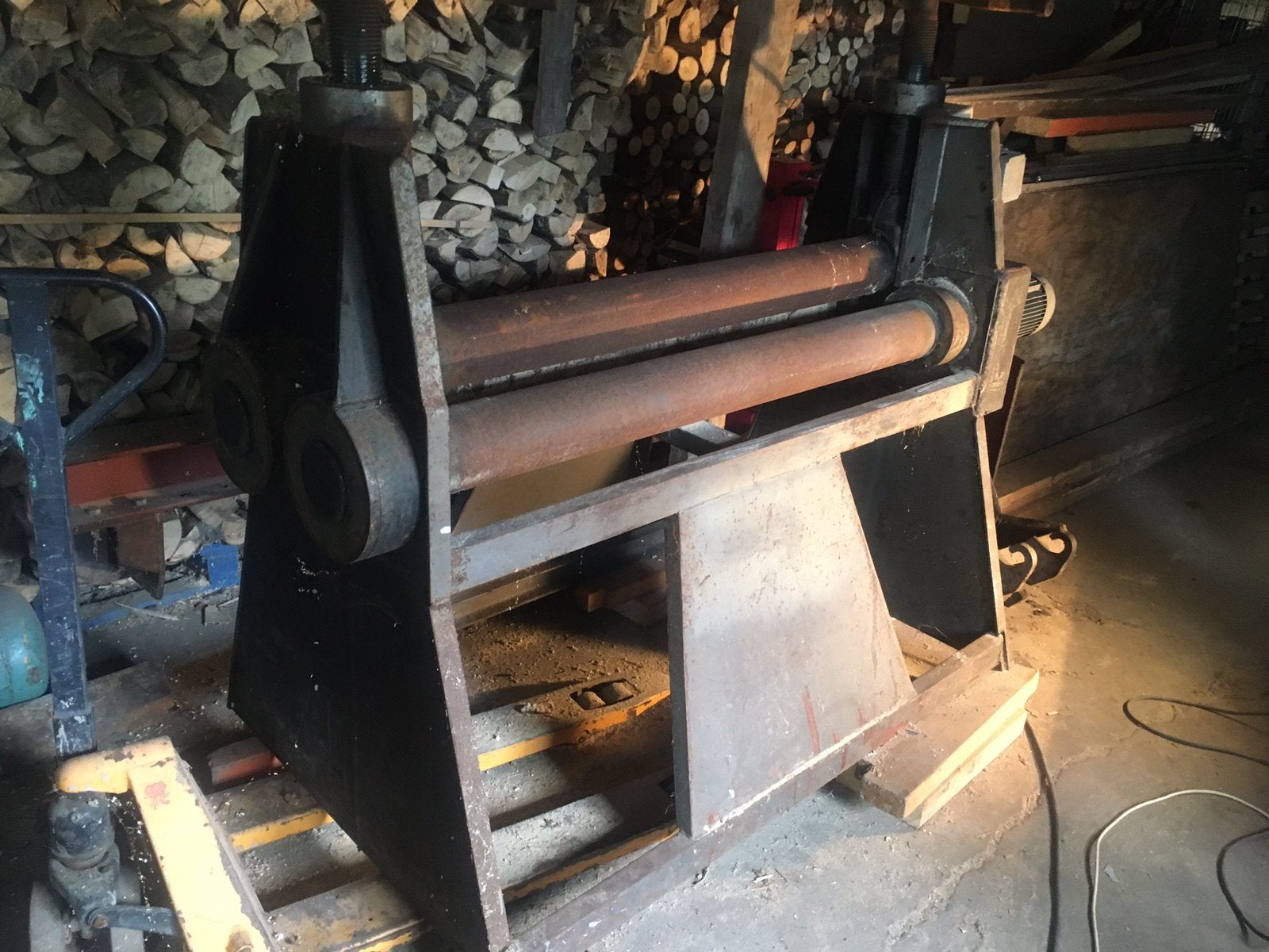 Platwals Platenwals rollenwals, Ophalen