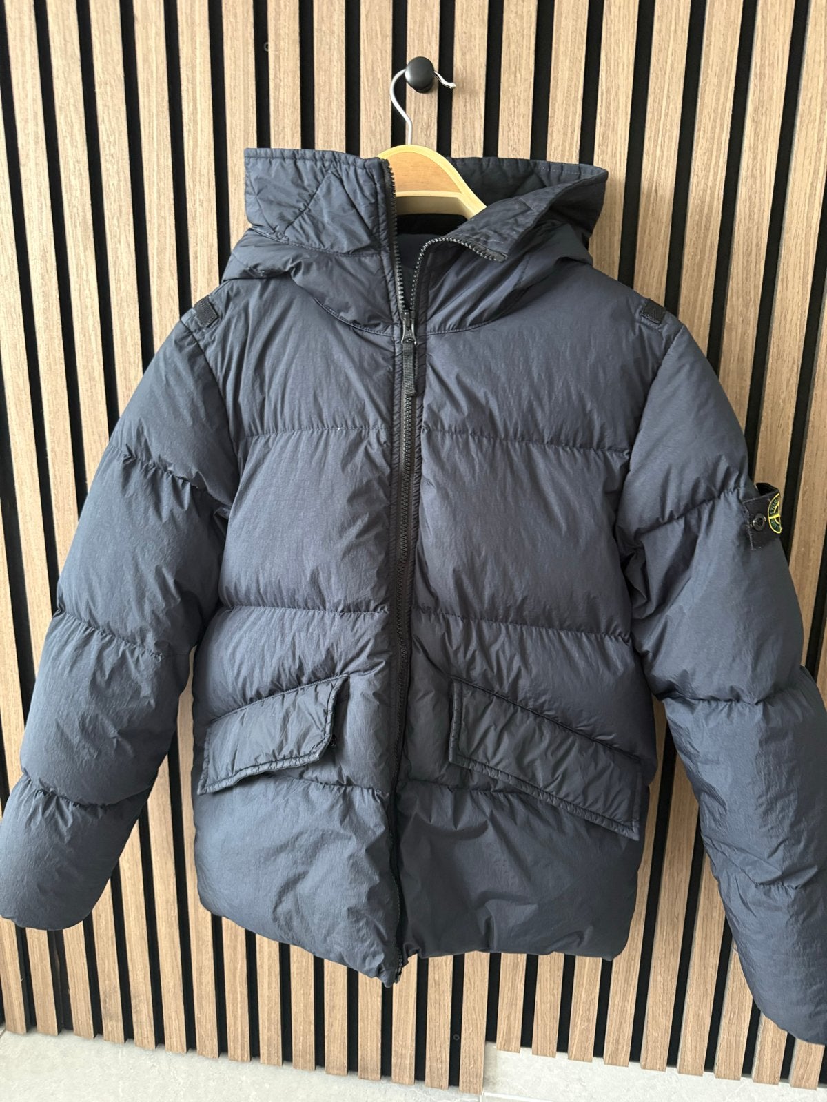 Stone Island (als nieuw) - Maat 156 (12 jaar), Ophalen of Verzenden, Zo goed als nieuw, Overige maten, Zwart