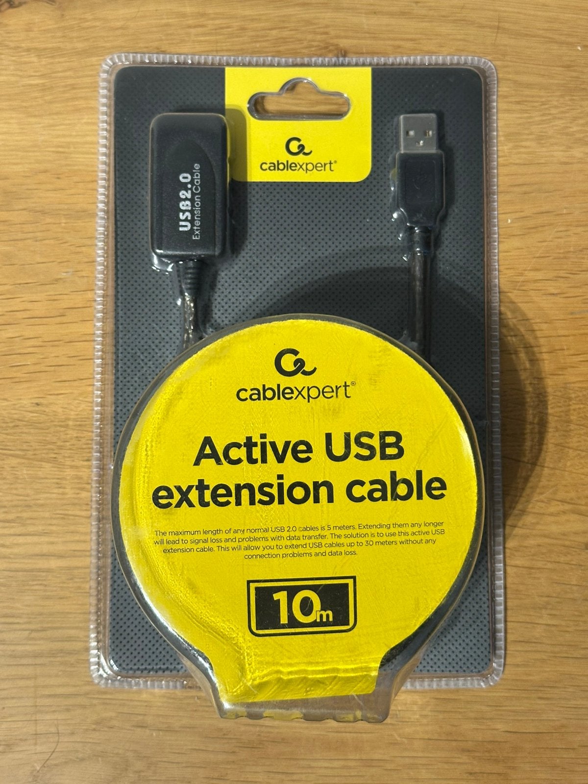Nieuwe Cable Expert Active USB extension cable 10m, Computers en Software, Ophalen, Nieuw